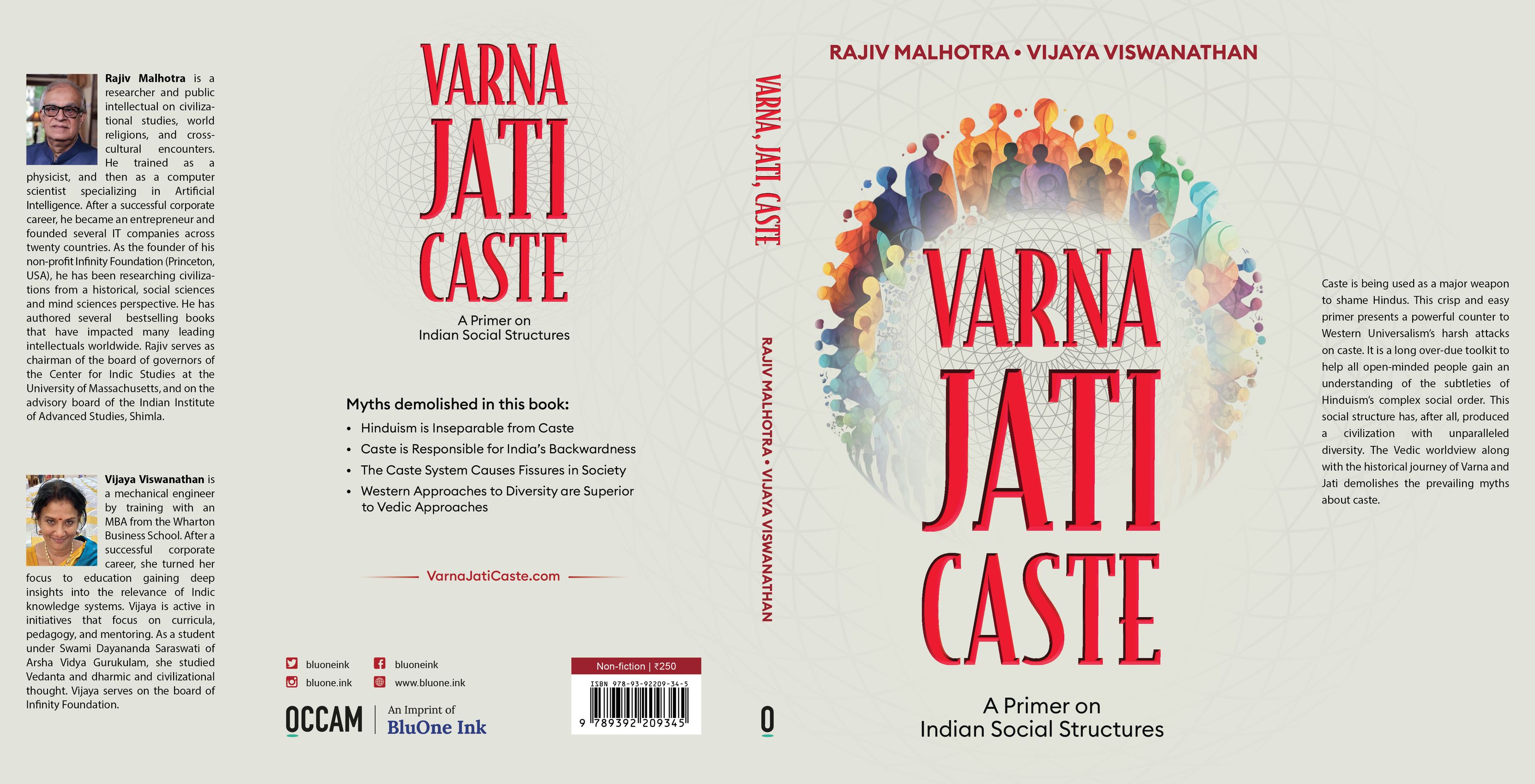 “Varna Jati Caste” A Book by Rajiv Malhotra